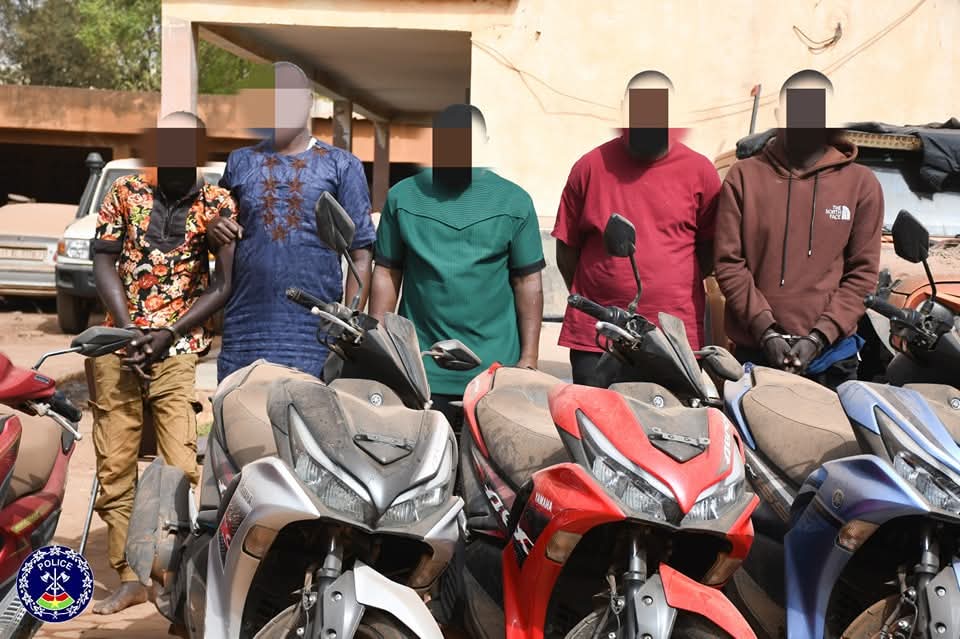 Ouagadougou : Cinq (05) présumés braqueurs mis aux arrêts par la Police Nationale