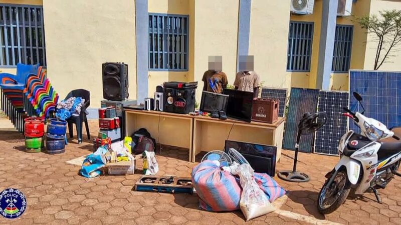 Kaya:Un binôme de cambrioleurs dans les mailles de la Police