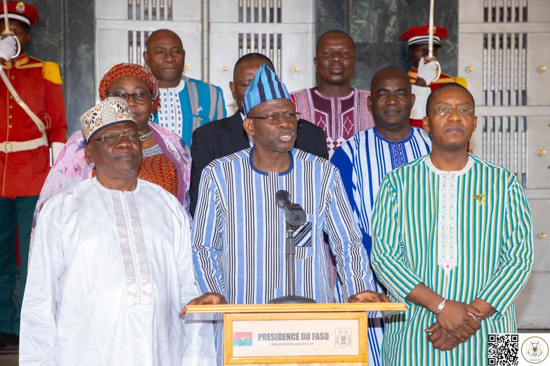 Industrie et Commerce:les ministres de L&rsquo;AES reçus par le Président du Faso