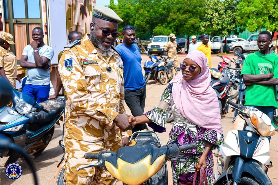 Ouagadougou :l&rsquo;opération de restitution des engins déclarés volés lancée       