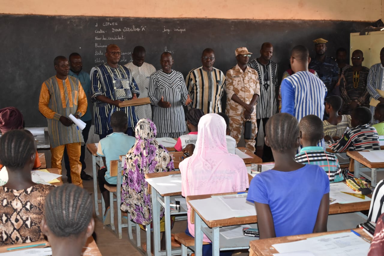 Examens scolaires : Le CEP et le BEPC officiellement lancés dans la province du Sourou 