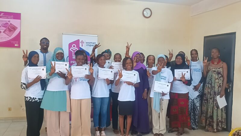 Woman Impact : 20 jeunes filles outillées pour impacter leurs communautés