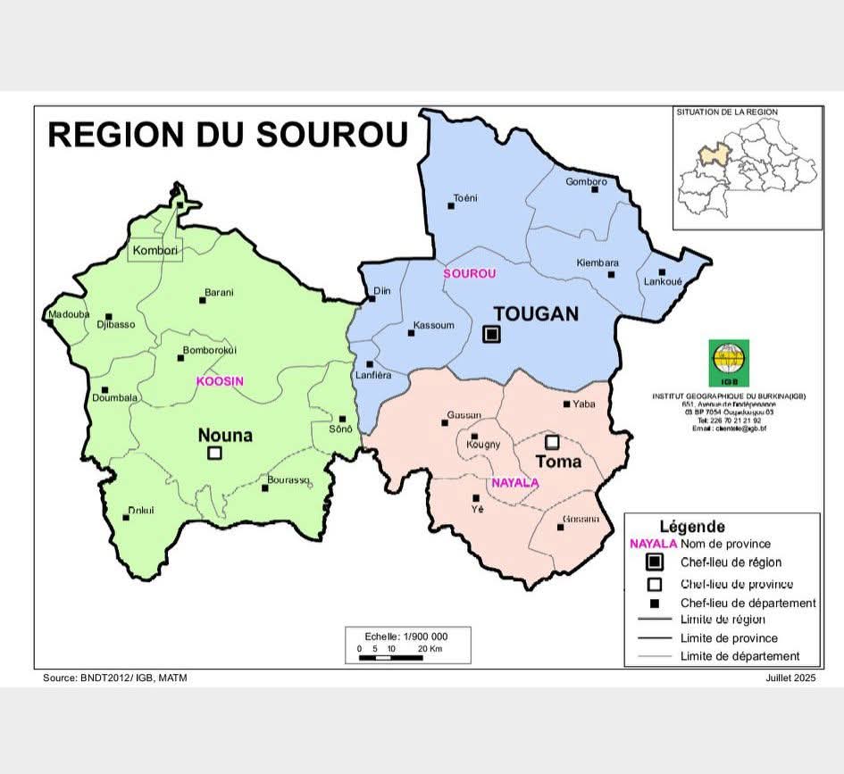 Région du Sourou:des  habitants de Tougan apprécient le nouveau découpage 