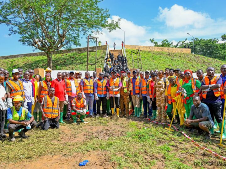‎Salubrité publique : coup de balai au Théâtre populaire Désiré Bonongo  ‎