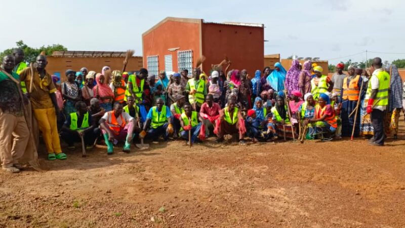 CSPS urbain 2 de Tougan : une coalition d&rsquo;associations en mission d&rsquo;assainissement 