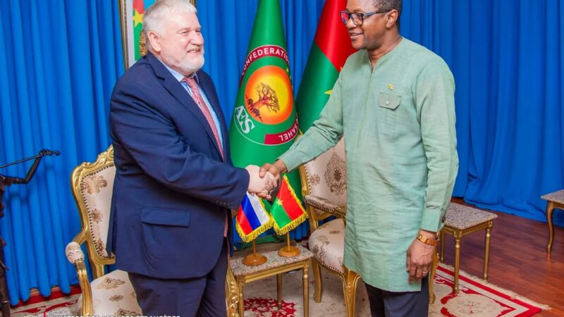 Coopération bilatérale : le Burkina Faso et la Fédération de Russie engagés à renforcer le cadre juridique de leurs relations