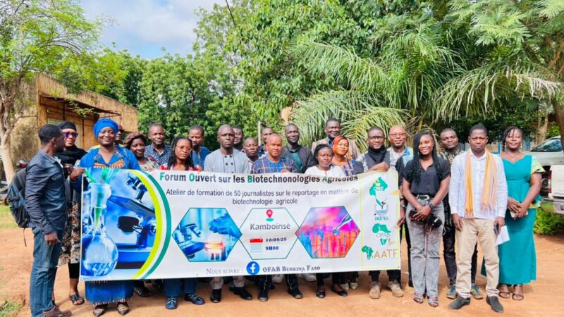 Burkina Faso : Des journalistes renforcent leurs compétences en reportage sur la biotechnologie agricole