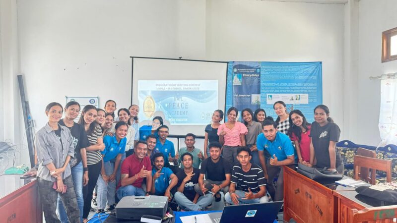 Le Timor-Leste se prépare pour un avenir meilleur grâce à l’éducation à la paix pour la jeunesse