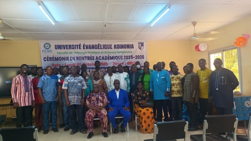 Université Évangélique Koinonia : une rentrée sous le signe de la foi et du savoir