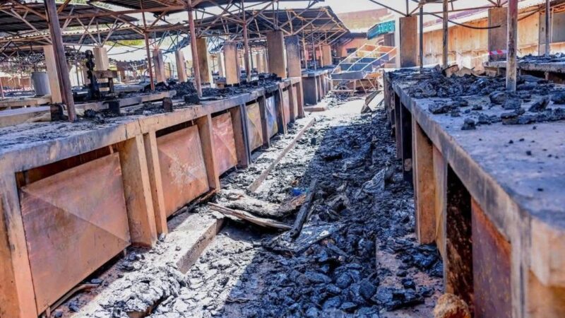 Ouagadougou : 160 étals ravagés par un incendie au marché de Paspanga