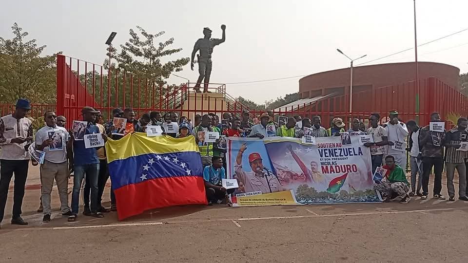 Burkina Faso : le groupe de solidarité exprime son soutien au peuple vénézuélien