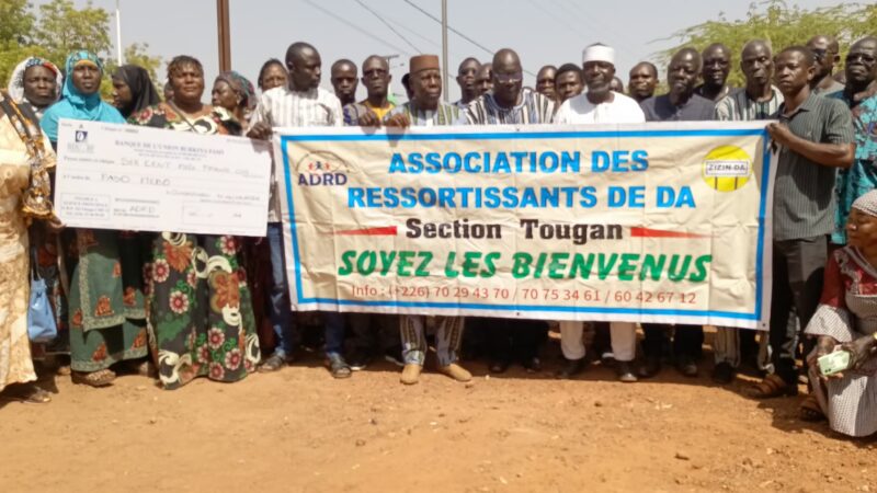 Agence Faso Mêbo :Des Ressortissants de Dâ (ADRD) mobilisent 600 000 FCFA