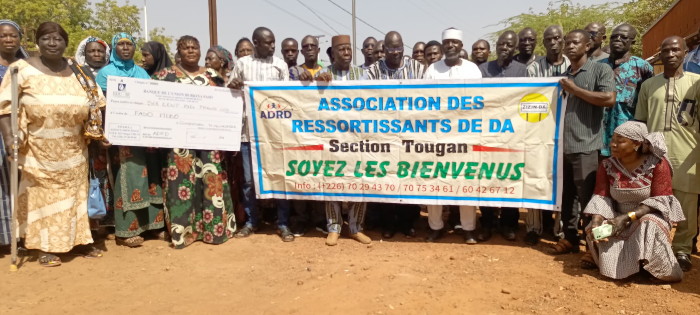 Agence Faso Mêbo :Des Ressortissants de Dâ (ADRD) mobilisent 600 000 FCFA