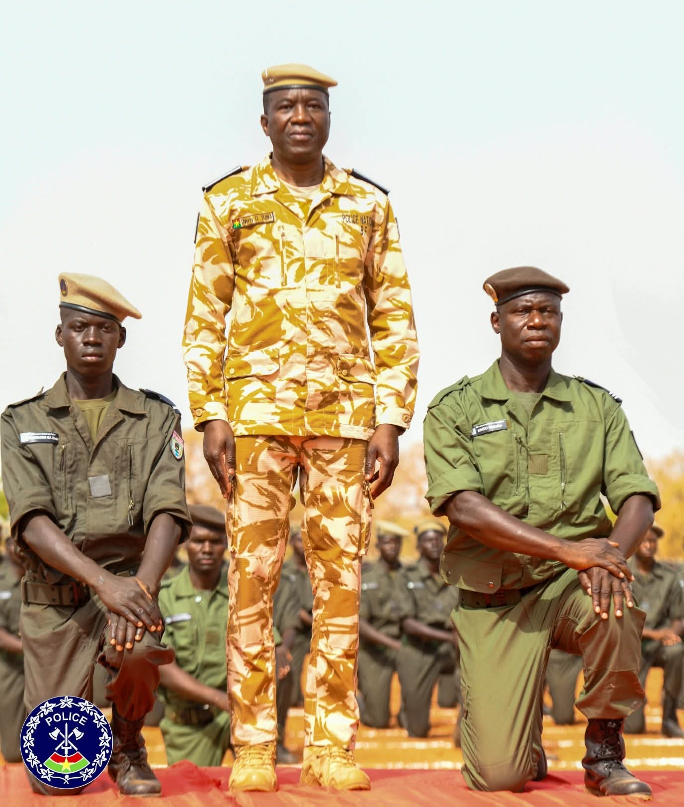 Nagréongo : la 56ᵉ promotion de l’École nationale de Police présentée au drapeau