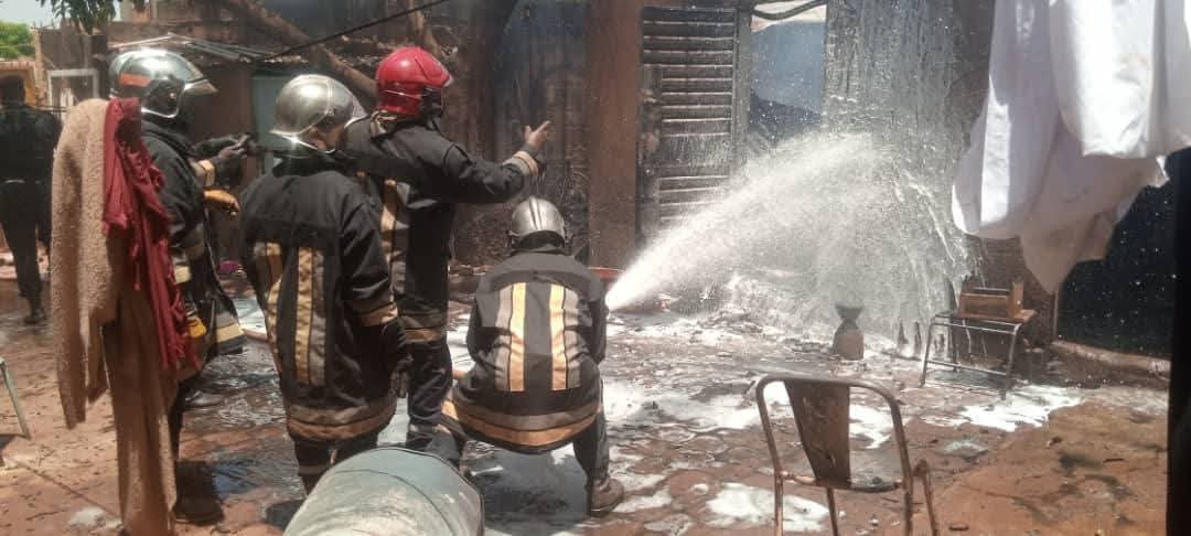 Incendies à Bobo-Dioulasso et Banfora : les sapeurs-pompiers évitent le pire