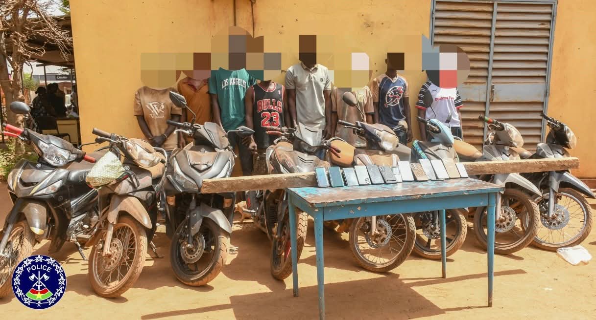 Lutte contre la criminalité urbaine : Deux réseaux de malfrats démantelés par la Police Nationale à Ouagadougou