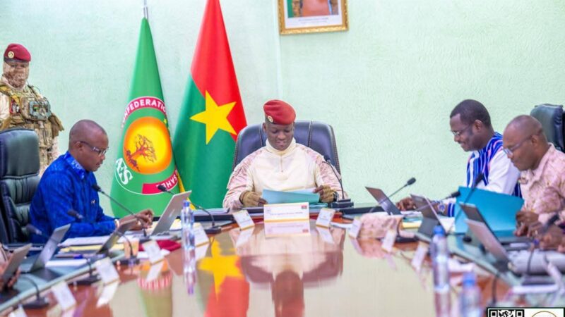 Burkina : Point du Conseil des ministres du 29 MAI 2026