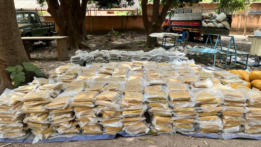 Faramana : la Gendarmerie saisit plus de 783 kg de stupéfiants