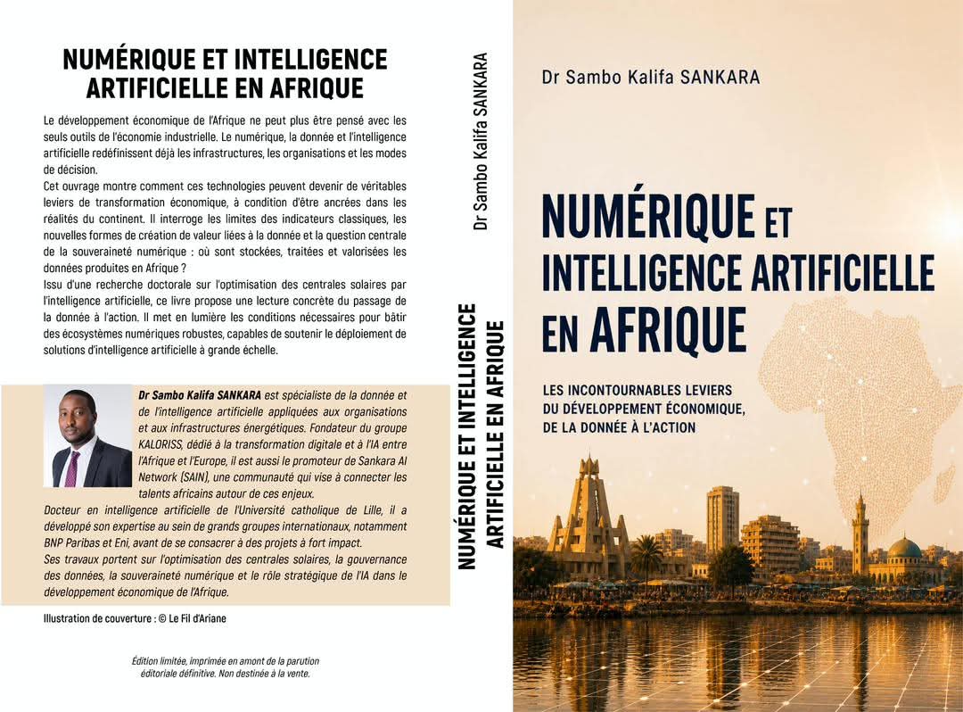 Intelligence artificielle en Afrique : Dr Sambo Kalifa Sankara alerte sur l’urgence de la souveraineté numérique  ‎