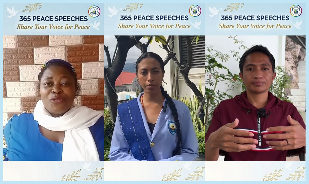 Fin réussie de la première édition du “365 Peace Relay Speech” : des voix unies pour la paix
