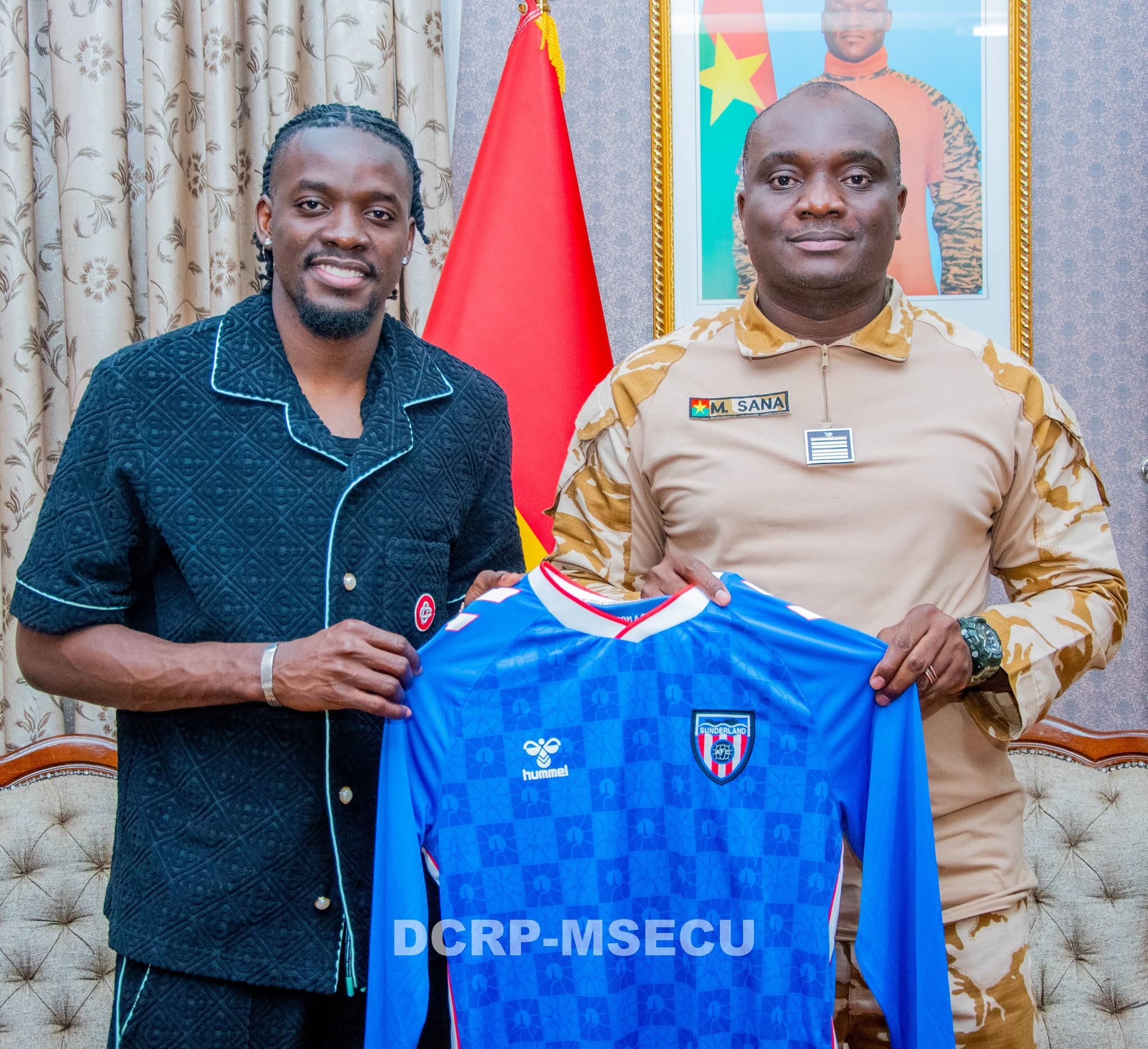 Sécurité : Bertrand Traoré témoigne son soutien aux forces combattantes