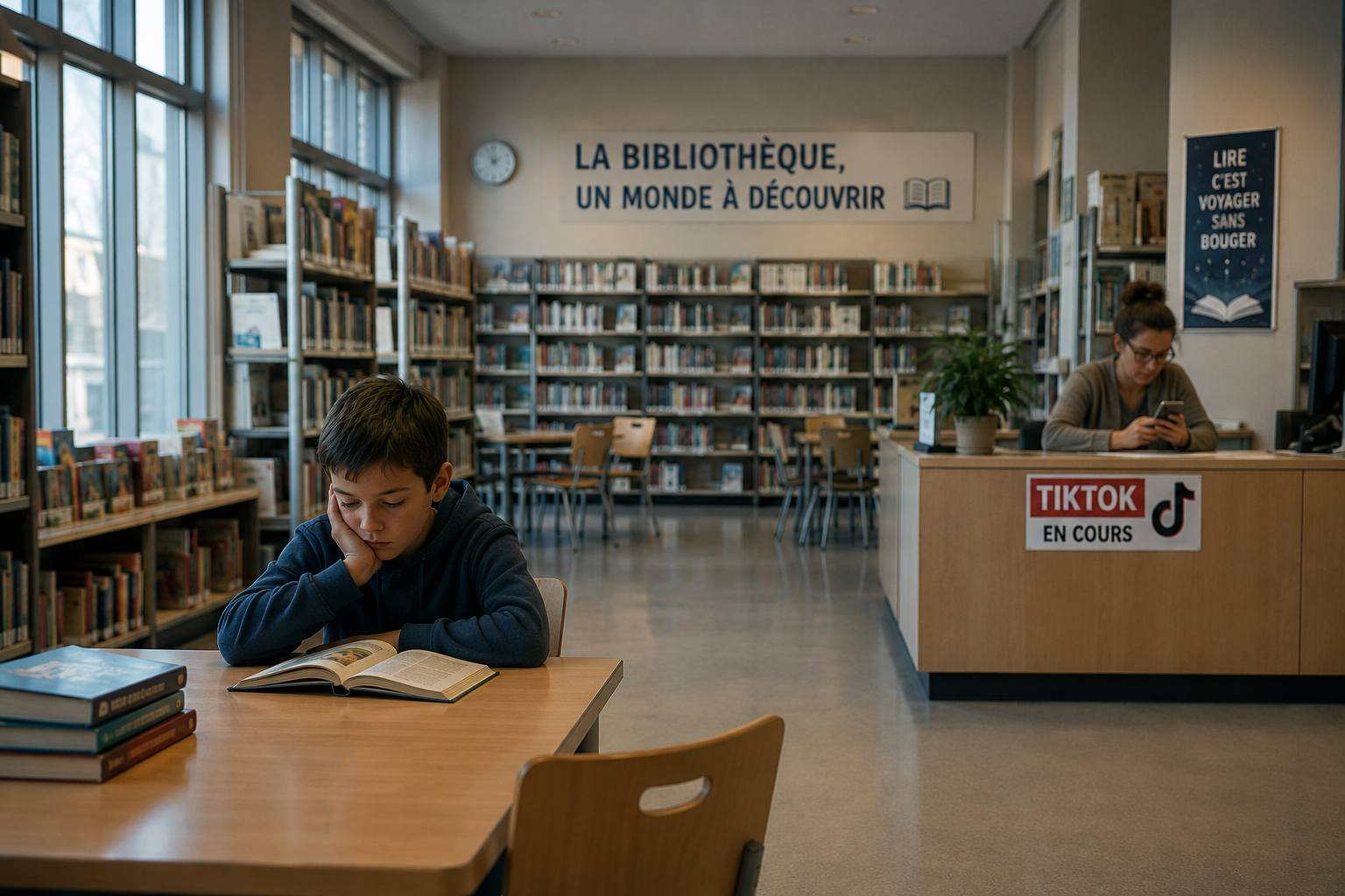 Vacances scolaires : quand la bibliothèque devient un lieu déserté