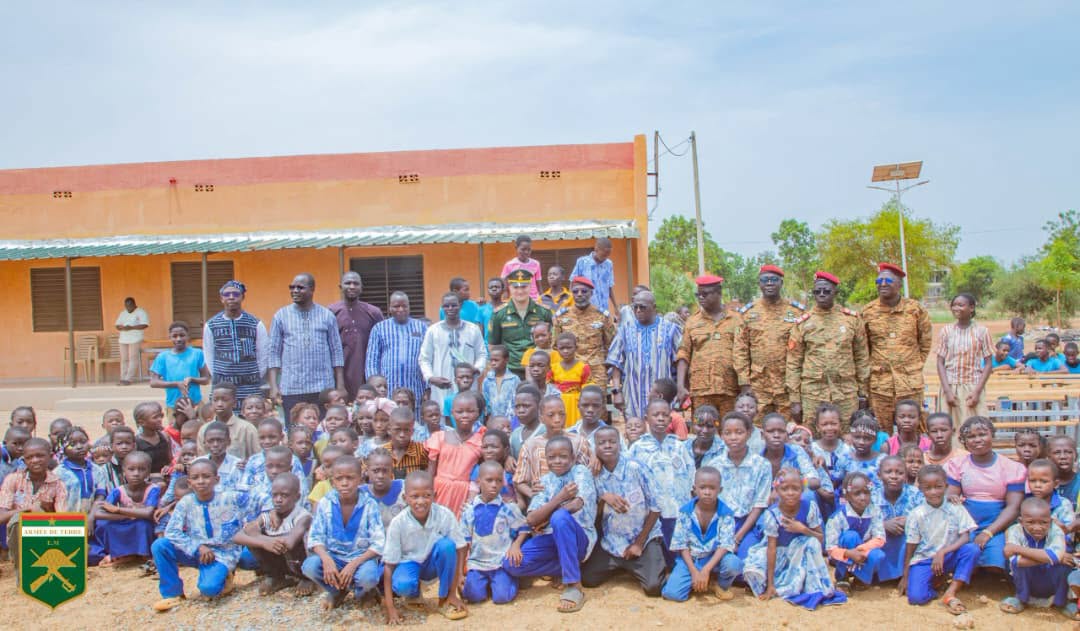 Partenariat Burkina–Russie : des écoles rénovées au profit des Forces Armées Nationales