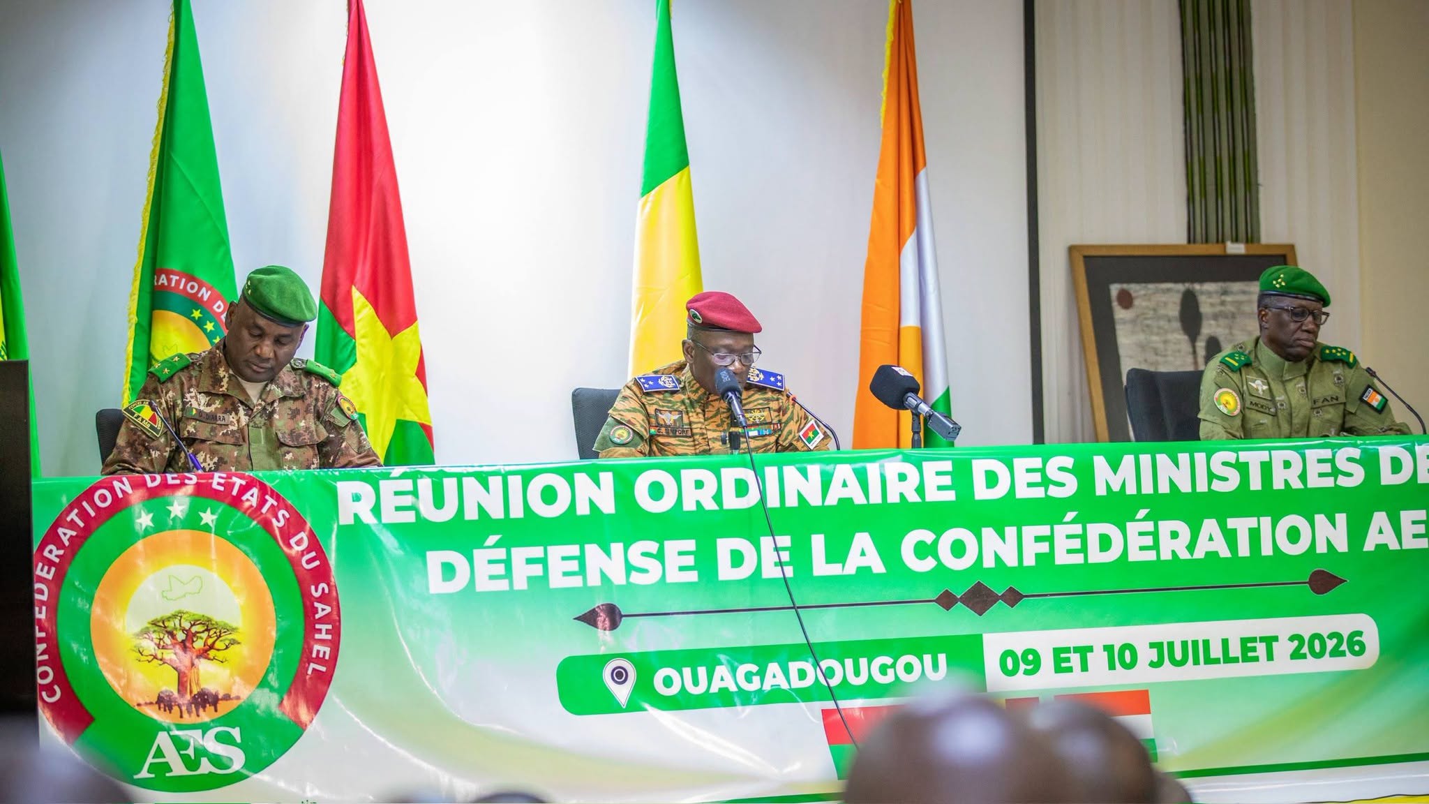 Opérationnalisation de la Force Unifiée de l’AES : les ministres de la Défense renforcent le socle juridique de la coopération militaire confédérale.