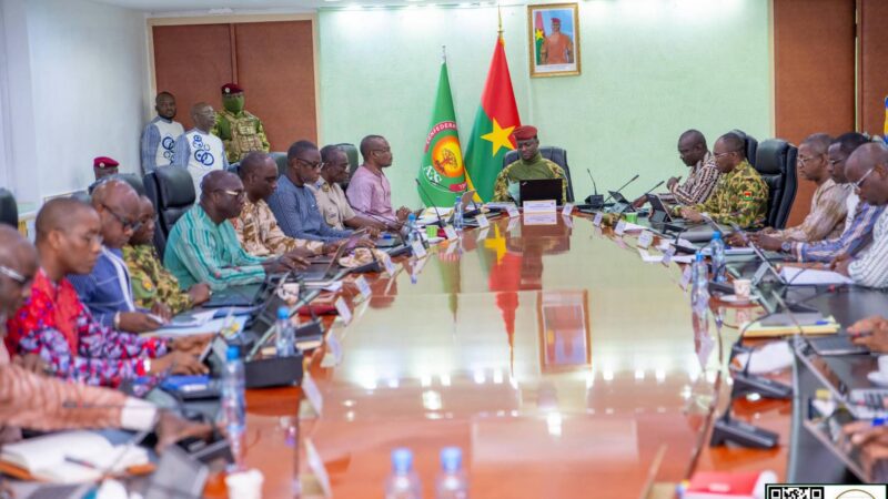 Burkina : le point du conseil des ministres du 23 juillet 2026