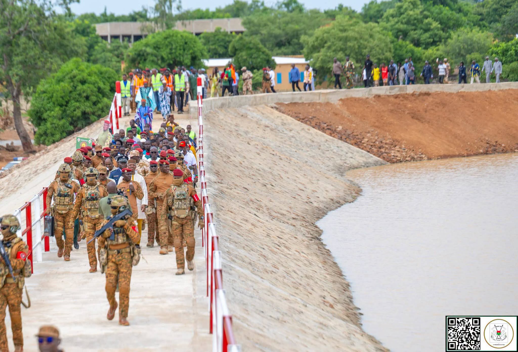 Burkina Faso : le Président Ibrahim Traoré inaugure le barrage de Pô Kapro