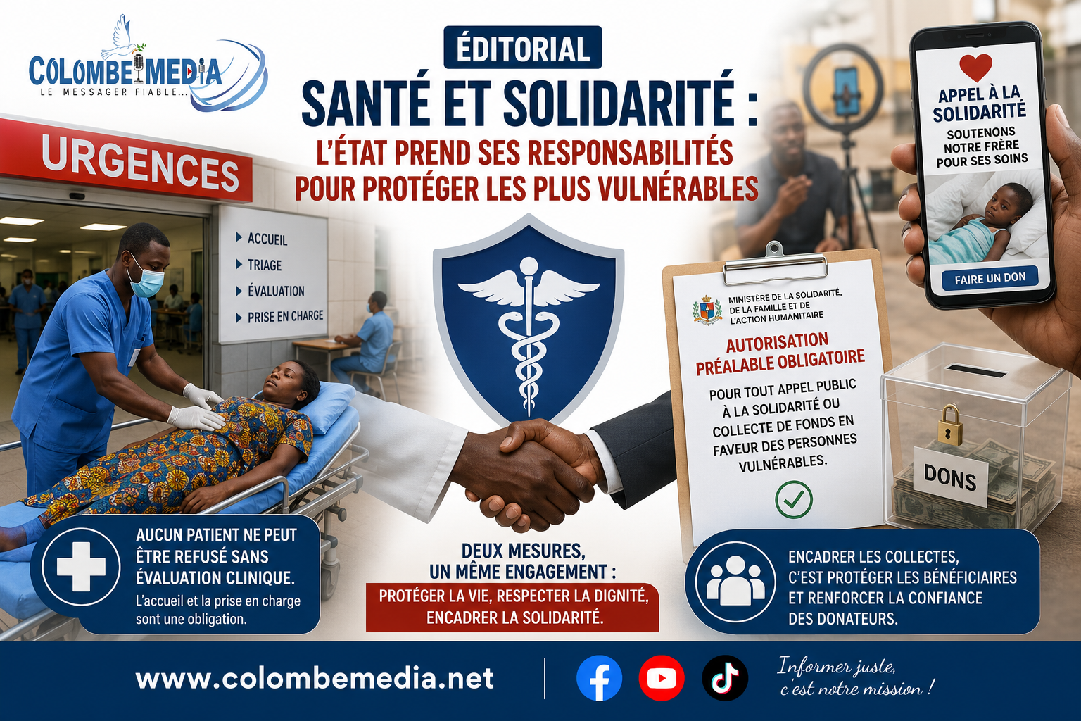 ÉDITORIAL |Urgences médicales et collectes de fonds : l&rsquo;État reprend la main pour protéger les plus vulnérables