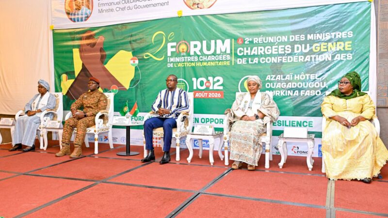 Forum humanitaire de l’AES : le Premier ministre appelle à construire un modèle sahélien fondé sur la souveraineté et la résilience