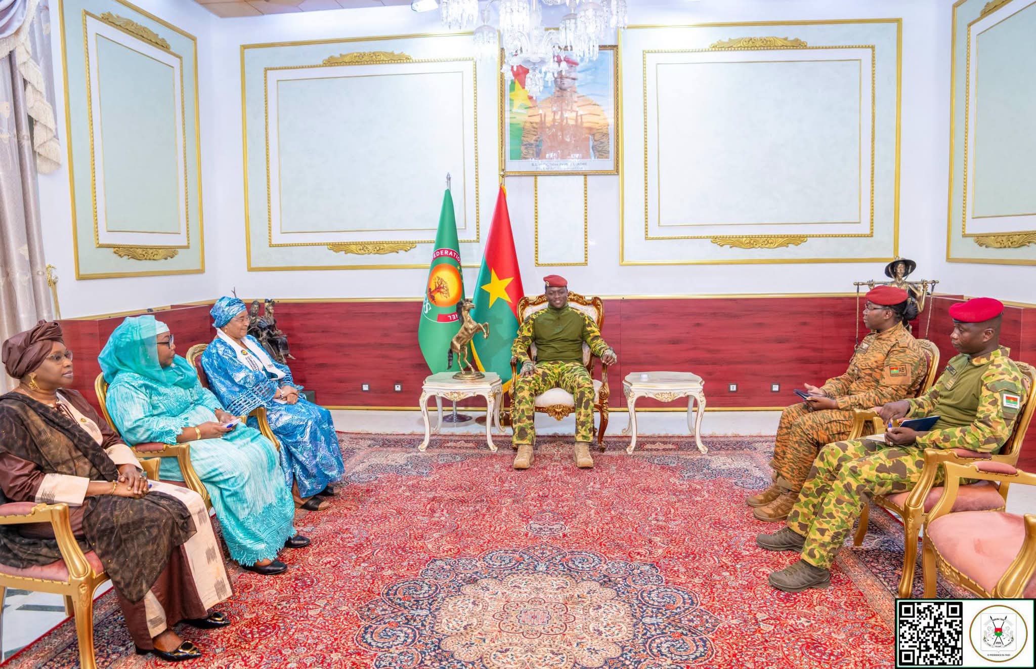 Confédération AES : Le Capitaine Ibrahim TRAORÉ réaffirme son soutien aux initiatives humanitaires et de promotion du genre  ‎