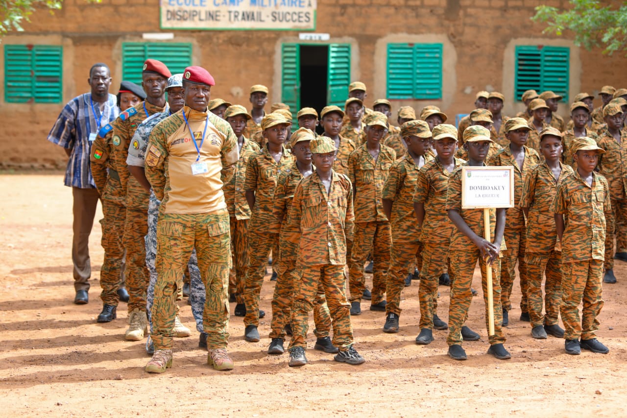 Camp vacances Faso Mêbo dans la Cinquième Région militaire : 495 jeunes engagés pour l’avenir du Burkina Faso