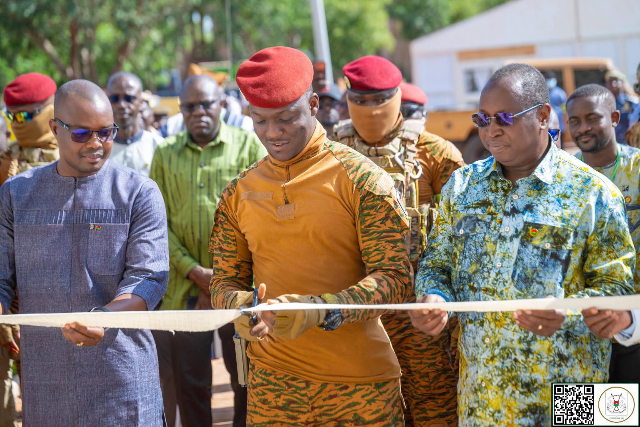 MODERNISATION DES INFRASTRUCTURES ACADÉMIQUES:Le Camarade ‎Capitaine Ibrahim TRAORÉ inaugure un amphithéâtre de 1 200 places