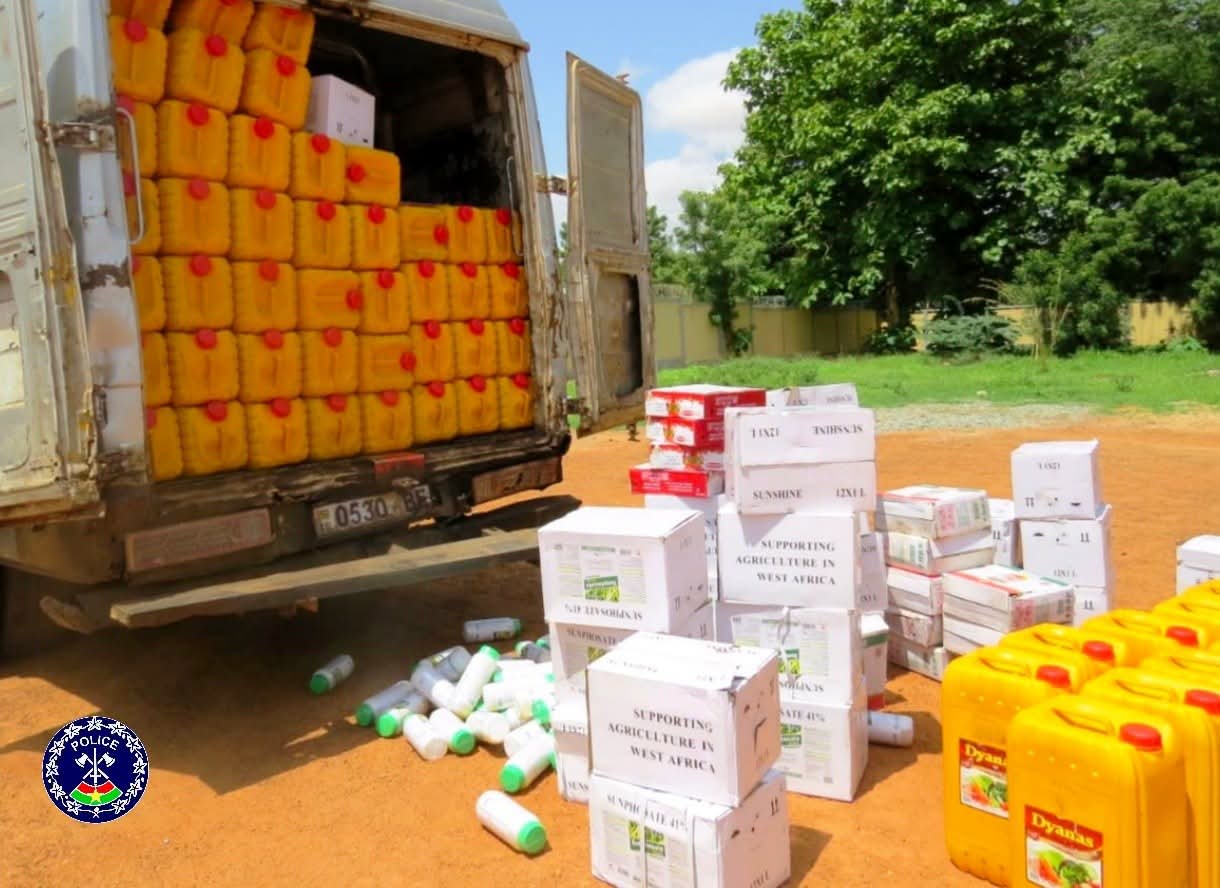 Lutte contre le trafic illicite : La Police Nationale saisit des produits d’une valeur de près de 82.000.000 FCFA dans le Nakambé. 