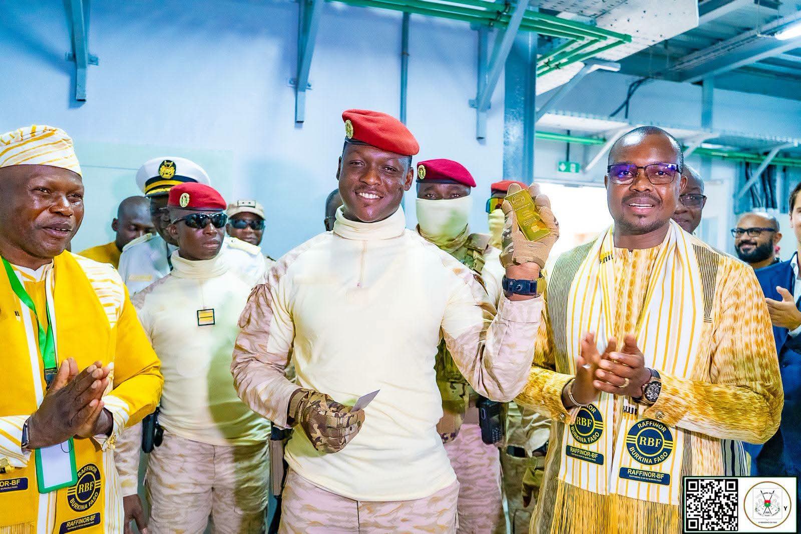SOUVERAINETÉ ÉCONOMIQUE:Le Président du Faso inaugure la première raffinerie d&rsquo;or du Burkina