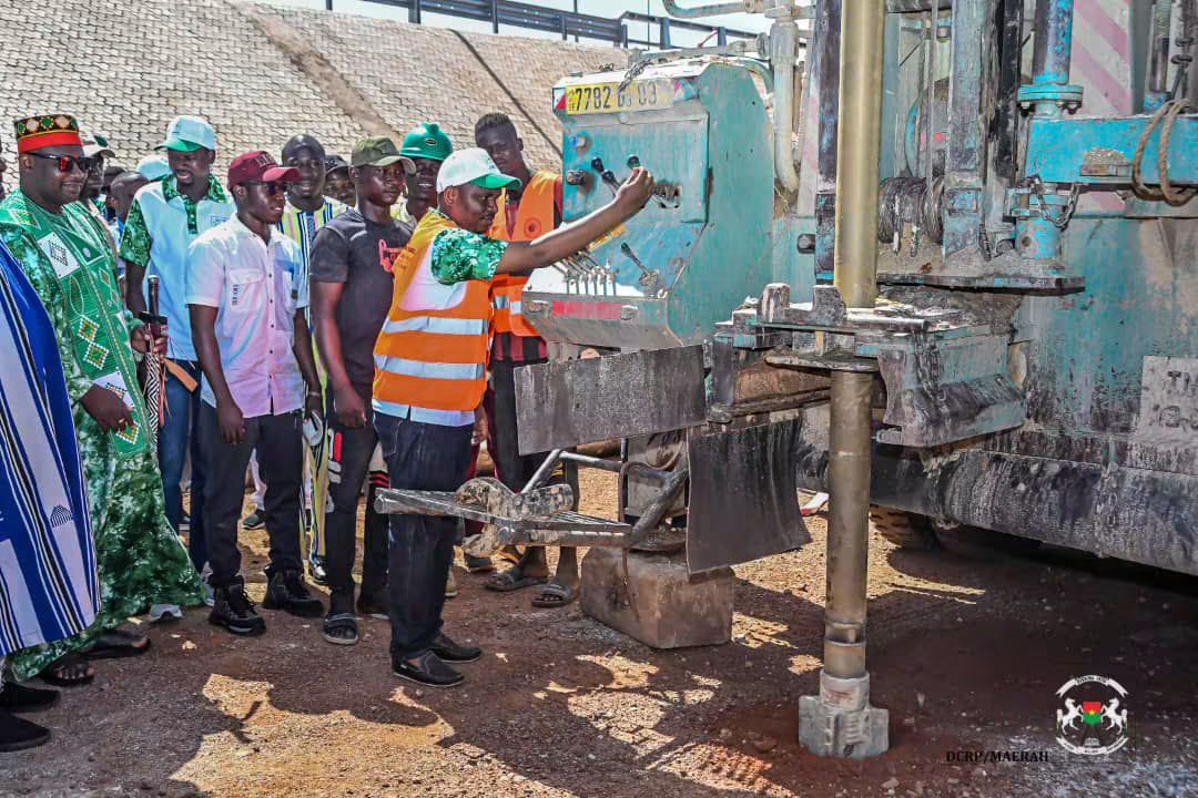 BURKINA : 750 FORAGES À PRIX SUBVENTIONNÉ POUR SOUTENIR LA CAMPAGNE SÈCHE