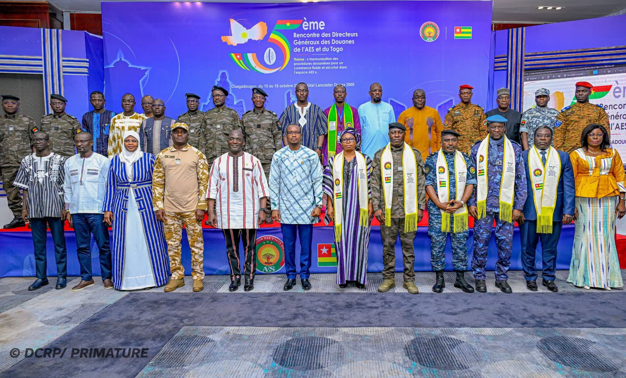 5ᵉ Rencontre des Directeurs généraux des Douanes de l’AES et du Togo : le Premier ministre appelle à passer à l’action pour harmoniser les procédures douanières